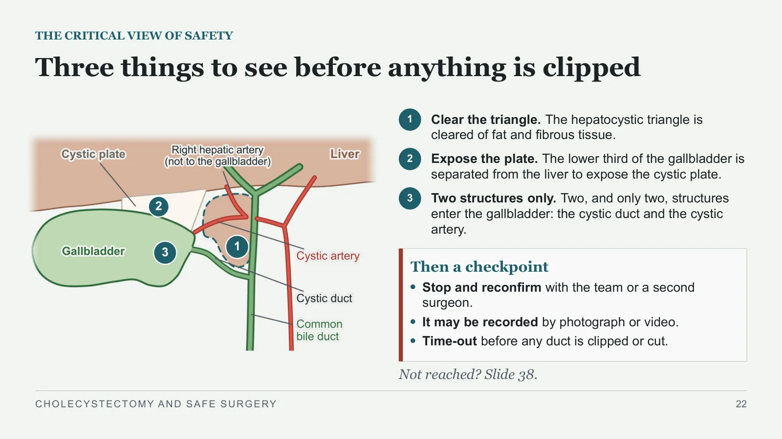 Slide 22: Three things to see before anything is clipped
