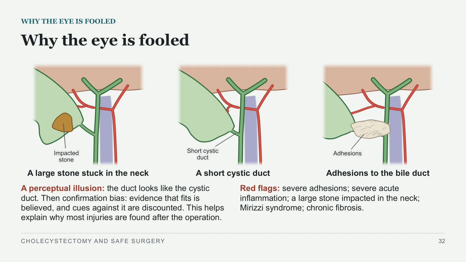 Slide 32: Why the eye is fooled
