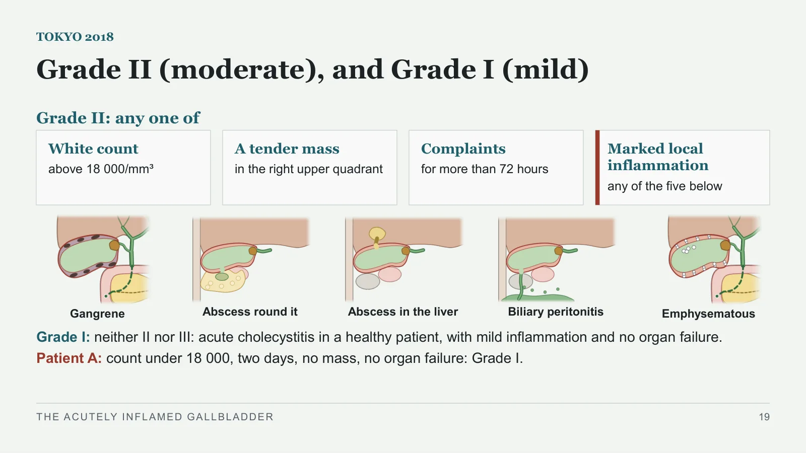 Slide 19: Grade II (moderate), and Grade I (mild)