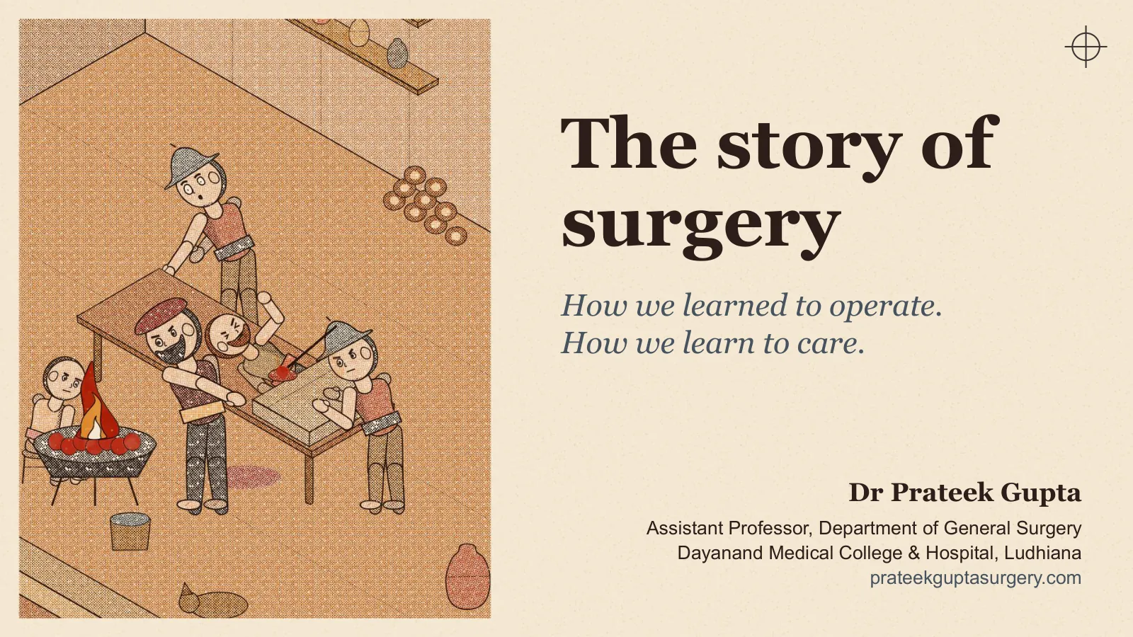 Slide 1: The story of surgery