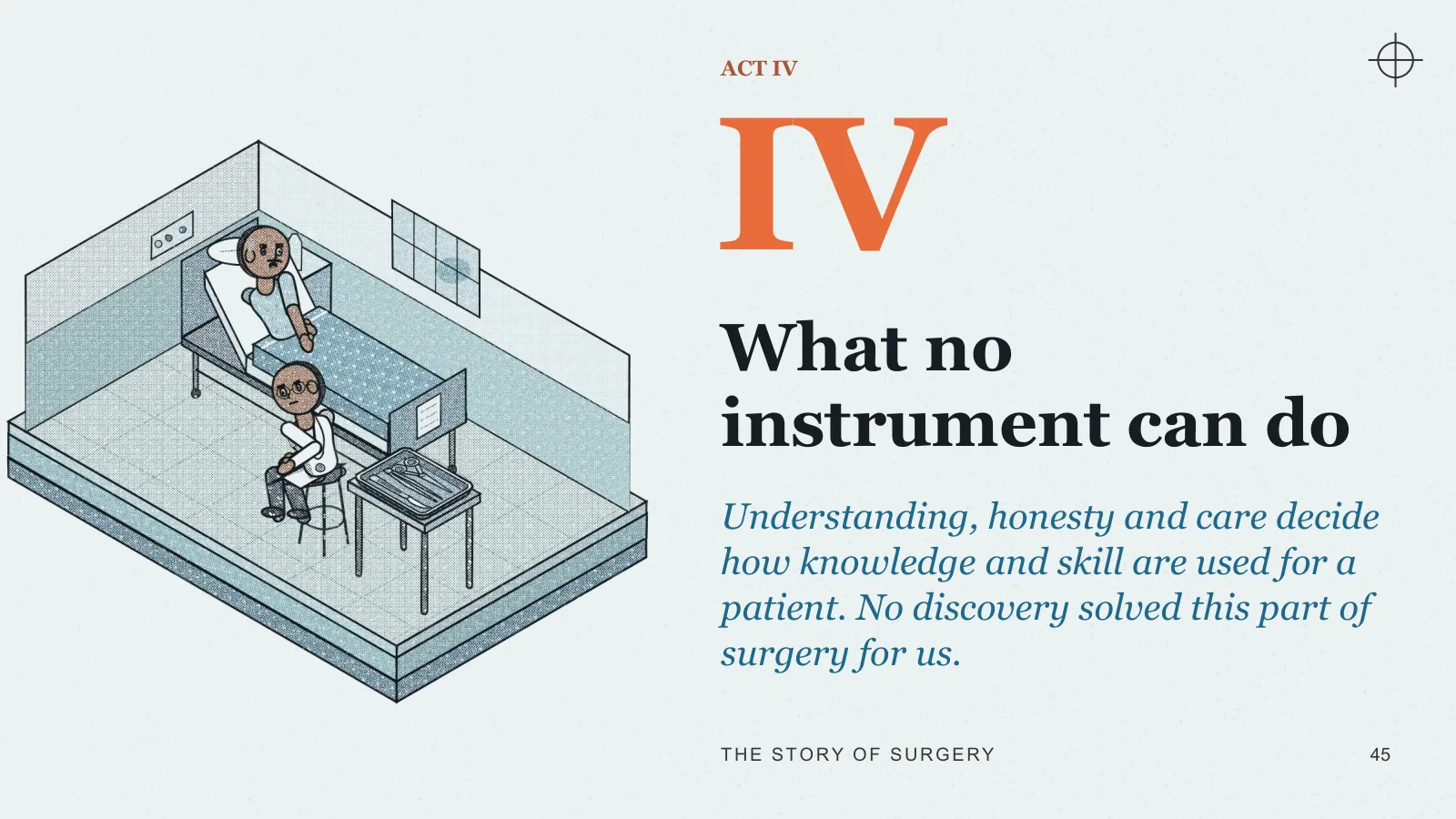 Slide 45: What no instrument can do