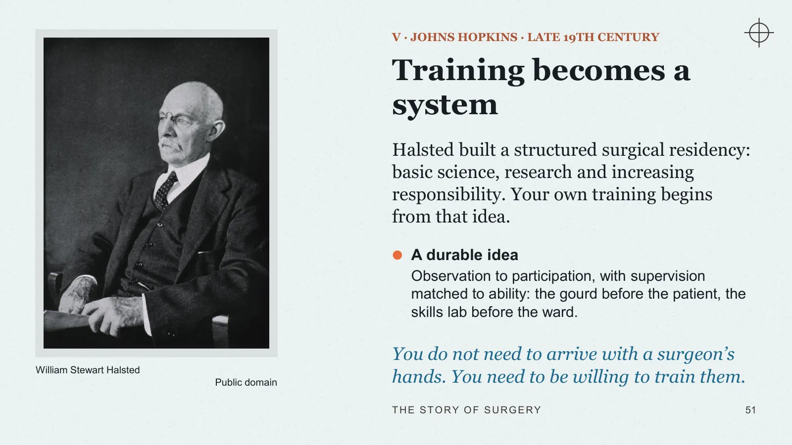 Slide 51: Training becomes a system